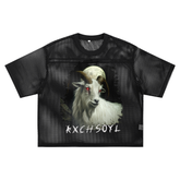 Lunar GOAT See-through Boxy Net T-shirt